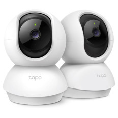 TP-LINK Tapo C210P2 3MP 2K 360° dnevno/nočna Pan/Tilt WiFi bela notranja nadzorna kamera 2 kom