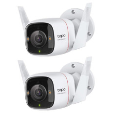 TP-LINK Tapo C310P2 3MP UHD dnevna/nočna IP66 WiFi bela zunanja nadzorna kamera 2 kom