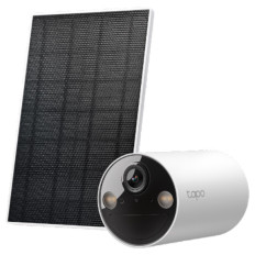 TP-LINK Tapo C410 KIT 3MP 2K WiFi zunanja brezžična baterijska solarni panel bela nadzorna kamera
