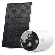 TP-LINK Tapo C425 KIT 4MP 2K QHD dnevno/nočna WiFi Full-Color zunanja brezžična baterijska solarni panel bela nadzorna kamera