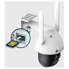TP-LINK VIGI 4MP zunanja Full-Color 4G/LTE Pan Tilt mrežna kamera (do 2560X1440 H.265+ 30fps)