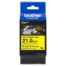 TRAK BROTHER termoskrčljive cevke RUMEN-ČRNE(21mm) P-Touch PT-D800W, PT-E550WVP, PT-P700, PT-P750W, 