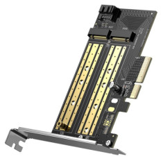 Ugreen 70504 M2 / M.2 NVME na PCI-E 3.0 razširitvena kartica z M.2 SATA podporo