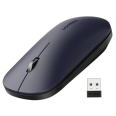 Ugreen brezžična tiha, tanka in lahka miška 2.4GHz, 400DPI črna - box