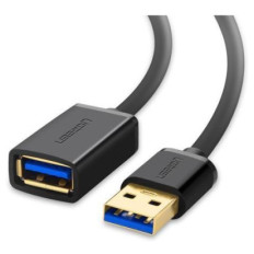 Ugreen USB 3.0 podaljšek (M na Ž) črn 3m - polybag