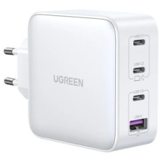 Ugreen USB-A in 3x USB-C 100W GaN hitri polnilec - box Bel