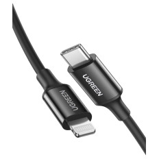 UGREEN USB-C na Lightning M/M kable 2m (črn)