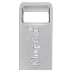 USB DISK KINGSTON 256GB DT Micro, 3.1, srebrn, kovinski, micro format, 3.2, srebrn, kovinski