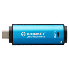 USB disk Kingston Ironkey 128GB Vault Privacy 50C, 3.2 Gen1 C, kovinski, strojna zaščita, FIPS 197