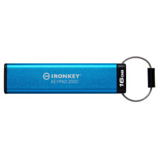 USB disk Kingston Ironkey 16GB Keypad 200C, USB-C 3.2, FIPS 140-3 Level 3, AES-256 bit, PIN