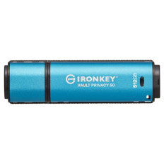 USB DISK KINGSTON IRONKEY 512GB VAULT PRIVACY 50, 3.2 Gen1, kovinski, strojna zaščita