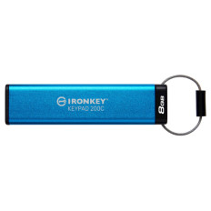 USB disk Kingston Ironkey 8GB Keypad 200C, USB-C 3.2, FIPS 140-3 Level 3, AES-256 bit, PIN