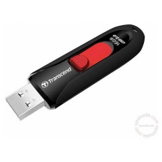 USB DISK TRANSCEND 16GB JF 590, 2.0, črn, drsni priključek