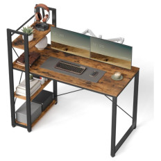 VASAGLE pisalna miza v industrijskem slogu, 120 × 60 × 75 cm