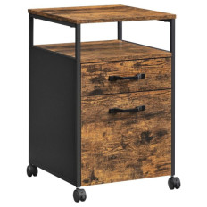 VASAGLE premični predalnik z industrijskim videzom