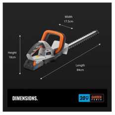 VonHaus akumulatorske škarje za grmičevje G-Series 