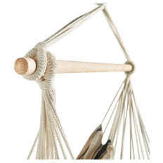 VonHaus črtast viseči vrtni stol