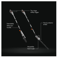 VonHaus električna verižna žaga in škarje za grmičevje