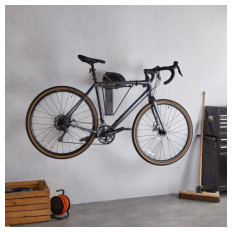 VonHaus stensko zložljivo držalo za kolo s polico