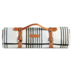 VonShef odeja za piknik 147 x 180cm črtasta 