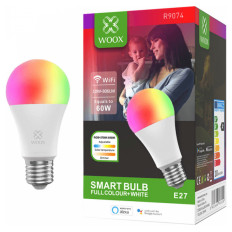 WOOX R9074 Smart E27 2700K-6500K WiFi RGB LED pametna zatemnilna žarnica