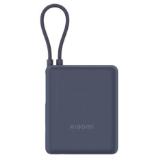 Xiaomi 33W Power Bank 10000 mAh Moder, 1x USB-A, 1x USB-C, integriran kabel USB-C