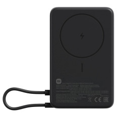 Xiaomi Magnetni Power Bank 10000mAh s stojalom, indikator baterije, 33W izhod, Črn