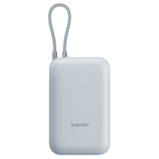 Xiaomi Power Bank 10000mAh (vgrajen kabel) Moder, max 22,5W moči, USB-A, USB-C, Integriran USB-C